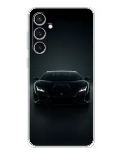 Чехол для Samsung Galaxy S24 FE с картинкой «Черный Lamborghini Aventador» Чехол для Samsung Galaxy S24 FE с картинкой «Черный Lamborghini Aventador»