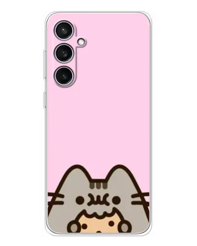 Чехол для Samsung Galaxy S24 FE с картинкой «Pusheen и печенье» Чехол для Samsung Galaxy S24 FE с картинкой «Pusheen и печенье»