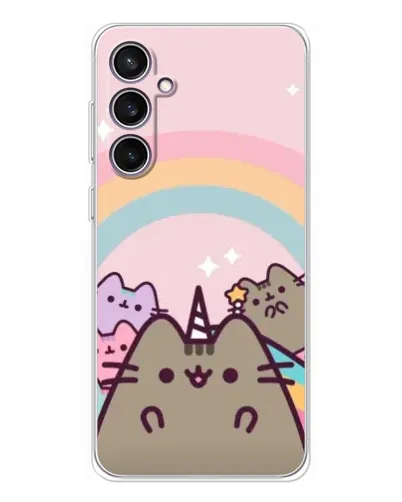 Чехол для Samsung Galaxy S24 FE с картинкой «Единорог Pusheen» Чехол для Samsung Galaxy S24 FE с картинкой «Единорог Pusheen»