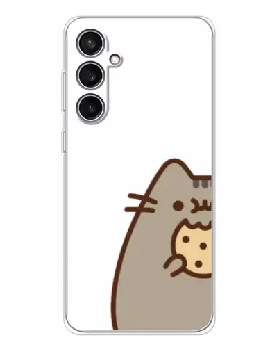 Чехол для Samsung Galaxy S24 FE с картинкой «Пушин с печеньем» Чехол для Samsung Galaxy S24 FE с картинкой «Пушин с печеньем»