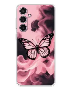 Чехол для Samsung Galaxy S24 FE с картинкой «Бабочка в дыму» Чехол для Samsung Galaxy S24 FE с картинкой «Бабочка в дыму»