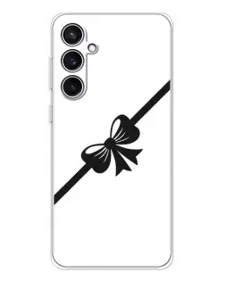 Чехол для Samsung Galaxy S24 FE с картинкой «Диагональный бант» Чехол для Samsung Galaxy S24 FE с картинкой «Диагональный бант»