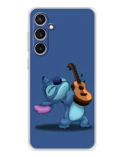Чехол для Samsung Galaxy S24 FE с картинкой «Стич с укулеле» Чехол для Samsung Galaxy S24 FE с картинкой «Стич с укулеле»