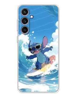 Чехол для Samsung Galaxy S24 FE с картинкой «Стич на волне» Чехол для Samsung Galaxy S24 FE с картинкой «Стич на волне»