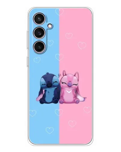 Чехол для Samsung Galaxy S24 FE с картинкой «Stitch и Angel Love» Чехол для Samsung Galaxy S24 FE с картинкой «Stitch и Angel Love»