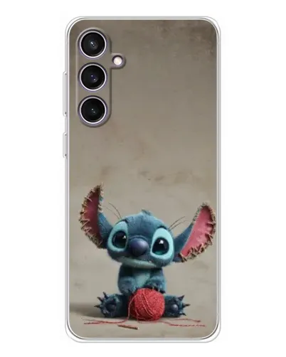 Чехол для Samsung Galaxy S24 FE с картинкой «Стич на коричневом фоне» Чехол для Samsung Galaxy S24 FE с картинкой «Стич на коричневом фоне»