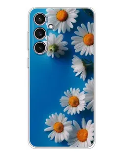 Чехол для Samsung Galaxy S24 FE с картинкой «Белоснежные маргаритки»