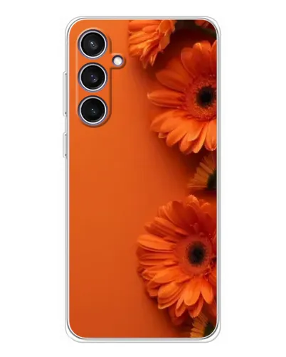 Чехол для Samsung Galaxy S24 FE с картинкой «Оранжевые герберы» Чехол для Samsung Galaxy S24 FE с картинкой «Оранжевые герберы»