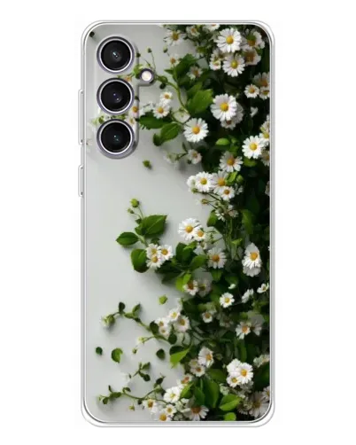 Чехол для Samsung Galaxy S24 FE с картинкой «Ветка мелких белых цветов» Чехол для Samsung Galaxy S24 FE с картинкой «Ветка мелких белых цветов»
