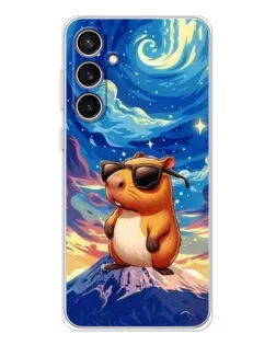 Чехол для Samsung Galaxy S24 FE с картинкой «Капибара Ван Гога» Чехол для Samsung Galaxy S24 FE с картинкой «Капибара Ван Гога»