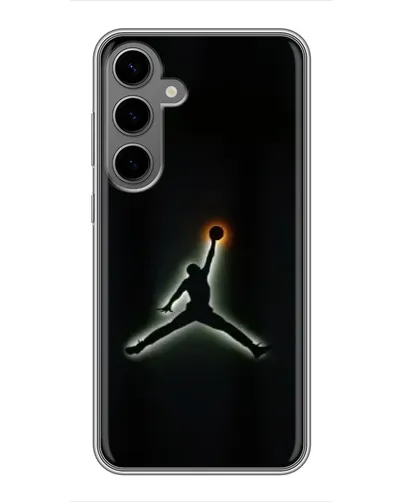 Чехол для Samsung Galaxy S24 Plus с картинкой «Jordan Gradient Logo» Чехол для Samsung Galaxy S24 Plus с картинкой «Jordan Gradient Logo»