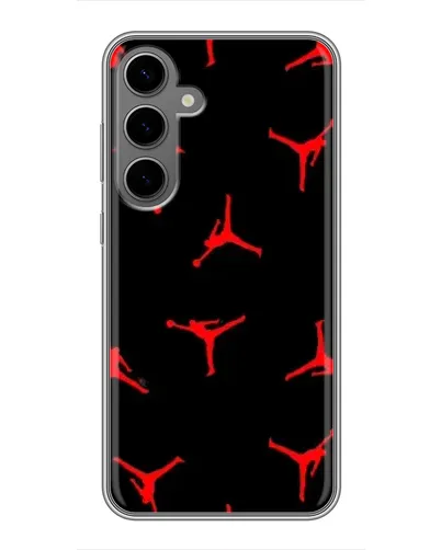 Чехол для Samsung Galaxy S24 Plus с картинкой «Jordan Red Pattern» Чехол для Samsung Galaxy S24 Plus с картинкой «Jordan Red Pattern»