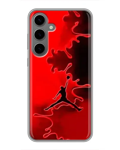Чехол для Samsung Galaxy S24 Plus с картинкой «Jordan Red Smoke» Чехол для Samsung Galaxy S24 Plus с картинкой «Jordan Red Smoke»