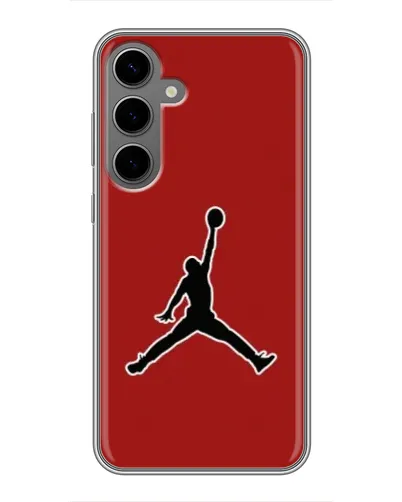 Чехол для Samsung Galaxy S24 Plus с картинкой «Jordan Red Back» Чехол для Samsung Galaxy S24 Plus с картинкой «Jordan Red Back»