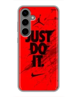 Чехол для Samsung Galaxy S24 Plus с картинкой «Nike Just Do It» Чехол для Samsung Galaxy S24 Plus с картинкой «Nike Just Do It»