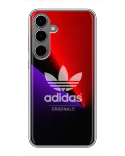 Чехол для Samsung Galaxy S24 Plus с картинкой «Adidas Red Neon»