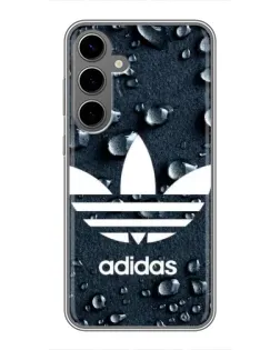 Чехол для Samsung Galaxy S24 Plus с картинкой «Adidas Trefoil Blue»