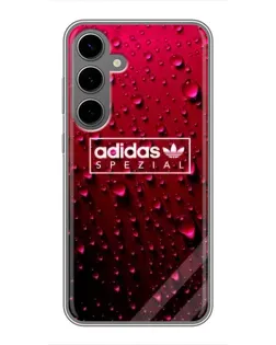 Чехол для Samsung Galaxy S24 Plus с картинкой «Adidas Gold Marble»