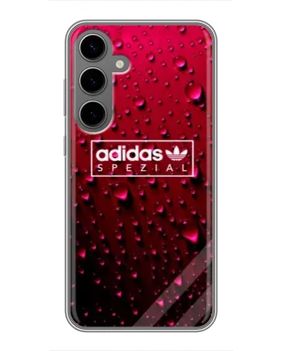 Чехол для Samsung Galaxy S24 Plus с картинкой «Adidas Gold Marble»