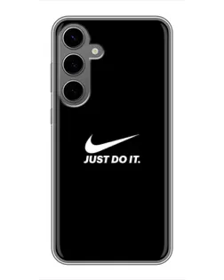 Чехол для Samsung Galaxy S24 Plus с картинкой «Минимализм от Nike» Чехол для Samsung Galaxy S24 Plus с картинкой «Минимализм от Nike»