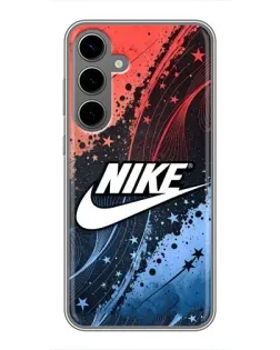 Чехол для Samsung Galaxy S24 Plus с картинкой «Градиентный принт Найк» Чехол для Samsung Galaxy S24 Plus с картинкой «Градиентный принт Найк»