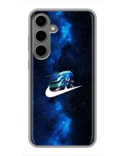 Чехол для Samsung Galaxy S24 Plus с картинкой «Звездный путь Nike» Чехол для Samsung Galaxy S24 Plus с картинкой «Звездный путь Nike»