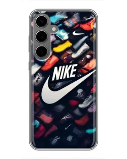 Чехол для Samsung Galaxy S24 Plus с картинкой «Коллекция кроссовок Nike» Чехол для Samsung Galaxy S24 Plus с картинкой «Коллекция кроссовок Nike»