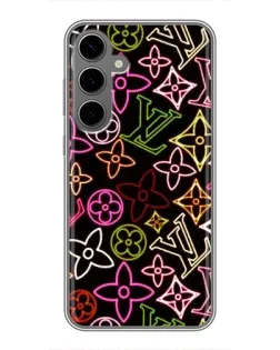 Чехол для Samsung Galaxy S24 Plus с картинкой «Неоновый микс Nike»