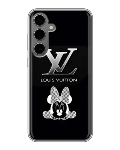 Чехол для Samsung Galaxy S24 Plus с картинкой «LV и Минни Маус»