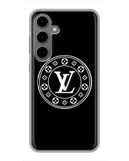 Чехол для Samsung Galaxy S24 Plus с картинкой «LV — печать стиля»