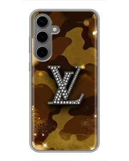 Чехол для Samsung Galaxy S24 Plus с картинкой «Камуфляжный Louis Vuitton»