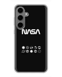 Чохол для Samsung Galaxy S24 Plus з картинкою «NASA — технічний принт» Чохол для Samsung Galaxy S24 Plus з картинкою «NASA — технічний принт»