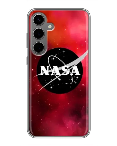 Чехол для Samsung Galaxy S24 Plus с картинкой «NASA — красная туманность»