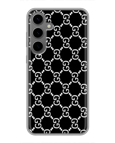 Чехол для Samsung Galaxy S24 Plus с картинкой «Gucci — сетчатый паттерн»