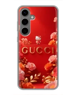 Чехол для Samsung Galaxy S24 Plus с картинкой «Gucci — золотой сад»