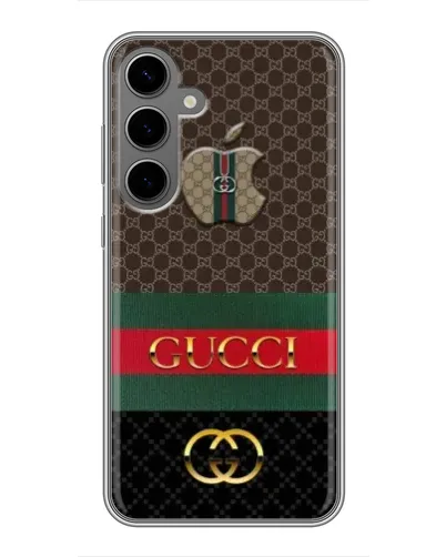 Чехол для Samsung Galaxy S24 Plus с картинкой «Gucci — брендированный десерт»