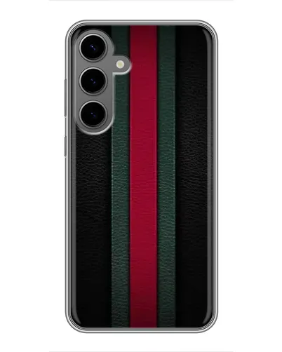 Чехол для Samsung Galaxy S24 Plus с картинкой «Gucci — неоновая линия»