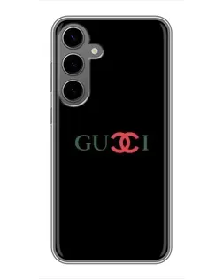 Чехол для Samsung Galaxy S24 Plus с картинкой «Gucci — красный градиент»