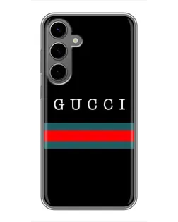 Чехол для Samsung Galaxy S24 Plus с картинкой «Gucci — красный пояс»