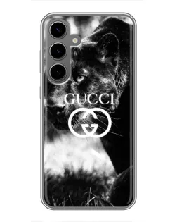 Чехол для Samsung Galaxy S24 Plus с картинкой «Gucci — дикая природа»
