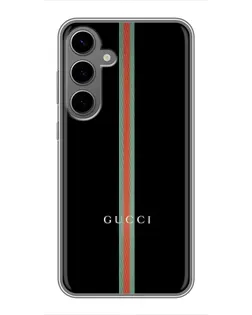 Чехол для Samsung Galaxy S24 Plus с картинкой «Gucci — строгая линия»