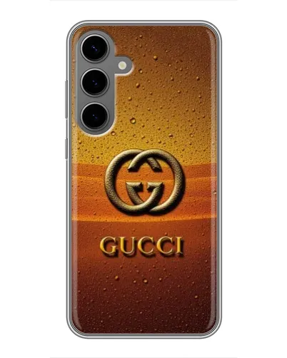 Чехол для Samsung Galaxy S24 Plus с картинкой «Gucci — солнечный градиент» Чехол для Samsung Galaxy S24 Plus с картинкой «Gucci — солнечный градиент»