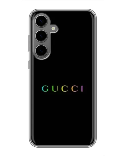 Чехол для Samsung Galaxy S24 Plus с картинкой «Gucci — неоновый минимализм» Чехол для Samsung Galaxy S24 Plus с картинкой «Gucci — неоновый минимализм»