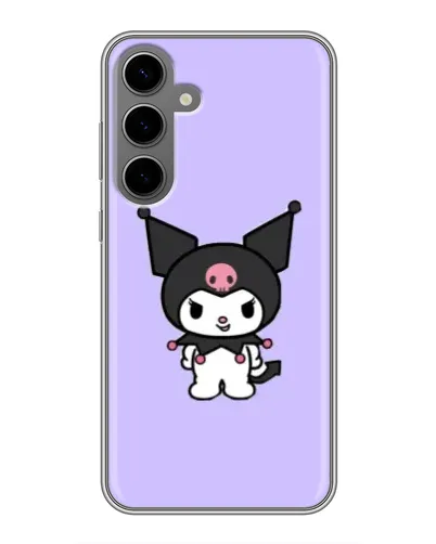 Чехол для Samsung Galaxy S24 Plus с картинкой «Kuromi — нежный фиолетовый» Чехол для Samsung Galaxy S24 Plus с картинкой «Kuromi — нежный фиолетовый»