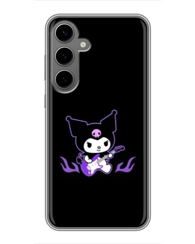 Чехол для Samsung Galaxy S24 Plus с картинкой «Электрическая Kuromi» Чехол для Samsung Galaxy S24 Plus с картинкой «Электрическая Kuromi»