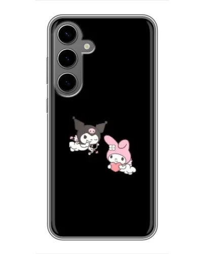 Чехол для Samsung Galaxy S24 Plus с картинкой «My Melody и Kuromi» Чехол для Samsung Galaxy S24 Plus с картинкой «My Melody и Kuromi»