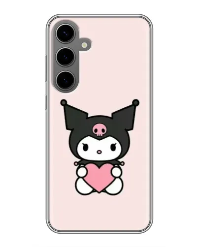 Чехол для Samsung Galaxy S24 Plus с картинкой «Kuromi и сердце» Чехол для Samsung Galaxy S24 Plus с картинкой «Kuromi и сердце»