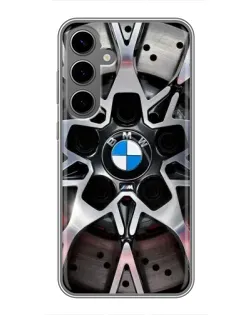 Чехол для Samsung Galaxy S24 Plus с картинкой «BMW — деталь диска»