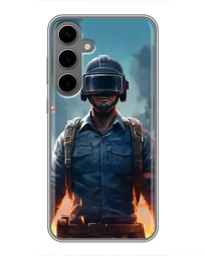 Чехол для Samsung Galaxy S24 Plus с картинкой «PUBG — реалистичный герой» Чехол для Samsung Galaxy S24 Plus с картинкой «PUBG — реалистичный герой»