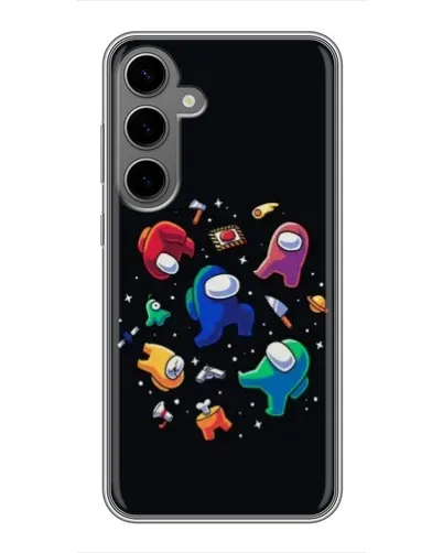 Чехол для Samsung Galaxy S24 Plus с картинкой «Among Us космос»